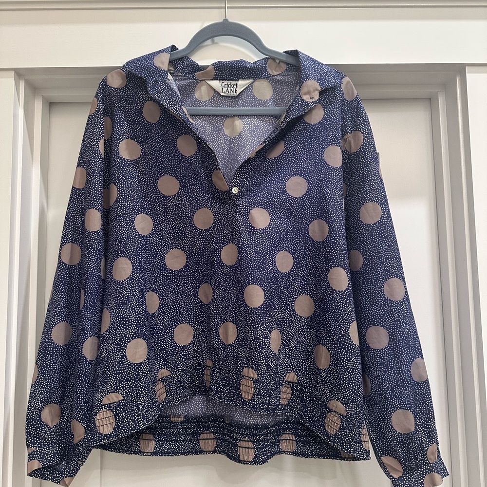 Vintage Indigo Blouse